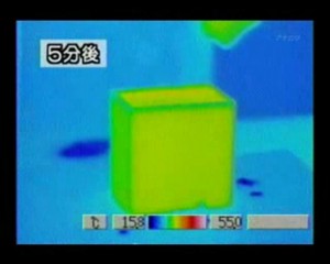 サーモグラフィーの実験5